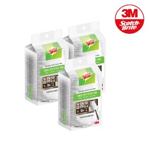 3M 스카치브라이트 다용도 먼지 브러쉬 리필(4입), 3개