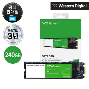 WD GREEN M.2 SATA SSD, Geen M.2 240GB, 240GB