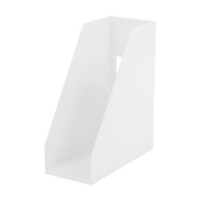 창신리빙 UNIQUE 120 사이즈 화일박스 4종 책상 공간활용 서류꽂이, WHITE 화이트