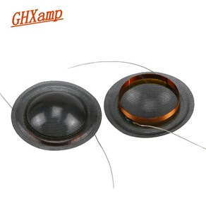 GHXAMP 20 코어 20.4MM 고음 보이스 코일 KSV 8OHM 스피커 수리 액세서리 트위터 크리스탈 반투명 실크 다이어프램 DIY 2PCS, 보여진 바와 같이, 하나, 2개