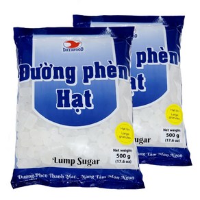 베트남 락슈가 ROCK SUGAR 얼음설탕 DUONG PEN HAT LON 큰입자, 500g, 2개