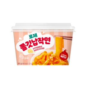 로제 쫄깃 납작면, 245g, 4개