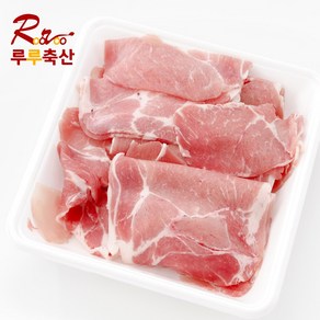 루루축산 돈목살 대패구이용 500g 칠레산, 1개