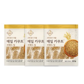 매일 카무트 정품 고대곡물 카무트 브랜드 밀, 3개, 330g