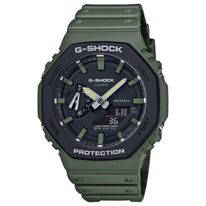 [지샥 G-SHOCK] GA-2110SU-3ADR 지알오크 유틸리티 컬러 카키 아날로그 전자 시계