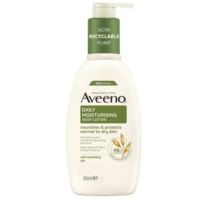 영국 Aveeno 데일리 모이스처라이징 바디 로션 무향 300ml, 1개