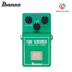 아이바네즈 TUBE SCREAMER OVERDRIVE PRO TS808 일렉기타 이펙터, 1개
