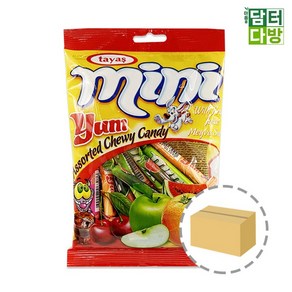 타야스 미니염 어쏘티드 츄이캔디 140g 1BOX (24개입), 24개