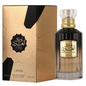 남녀공용/Lattafa Unisex Awaq Al Oud EDP Spay 3.4 oz Fagances, 1개