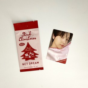 엔시티드림 해찬 2024 핑크 크리스마스 포토카드 포카1 NCT DREAM HAECHAN 2024 PINK CHRISTMAS PHOTOCARD 1