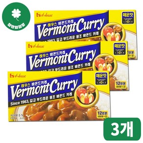 바몬드 카레 매운맛, 230g, 3개