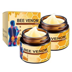 OSFRIAGE Bee Venom 조인트 젤 전문 벌독 연고 크림 관절 및 뼈 등 무릎 손 목 발용 -60g (2개), OSFRIAGE Bee Venom 조인트 젤, 전문 벌, 60g, 2개, 1개입