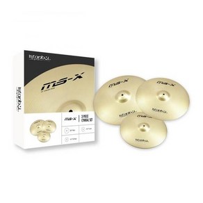 [이스탄불 아곱] Istanbul Agop MS-X Cymbal Set / 이스탄불 아곱 엠에스-엑스 심벌셋 IMSX3, 1개