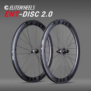 ELITEWHEELS 카본 휠 ENT 2.0 디스크 브레이크 700c 카본 림 센터 락 로드 바이크 휠셋 UCI 품질 로드 레이싱 휠셋, 1개