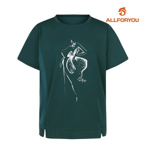 [올포유] 여성 발레리나 원포인트 반팔 티셔츠 ALTRM6436-904
