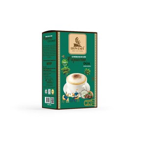 Lioncafe 인스턴트 커피 4in1 카푸치노 코코넛 라이온카페 - Ca phe capuchino 4in1 LionCoffee [ NO SUGAR ], 2개, 16개입, 18g