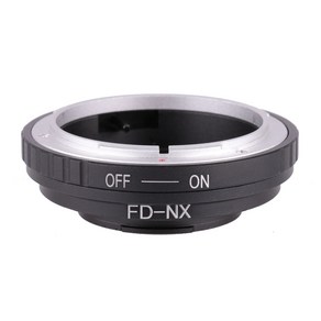 FD-NX 렌즈 마운트 어댑터 캐논 FD FL 렌즈 삼성 NX 미러리스 카메라 NX3000 NX2000 NX1000 NX200 NX30, 1개