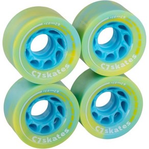 C SEVEN C7skates 62mm 롤러 스케이트 휠 660979, Lucid Swil, 1개