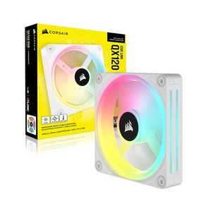 커세어 iCUE LINK QX120 RGB Expansion KIT 시스템쿨러 화이트 (1PACK), 선택하세요, 1개