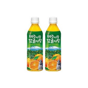 롯데칠성음료 제주감귤 500ml x 24펫, 24개