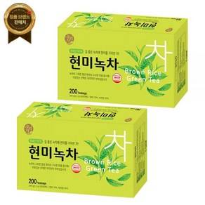 송원 우리차 현미녹차 200T x2 (400T) [원산지:국산(경기도 안성시)]오늘출발, 1.2g, 200개입