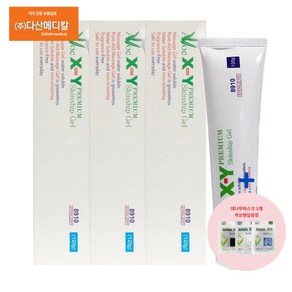 다산메디칼 알로에 XY 프리미엄 120ml x 3개 마사지젤 써지젤 + 대나무마스크 1개 증정