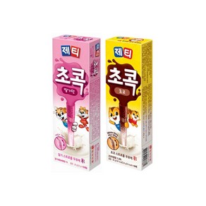 제티 초콕 딸기맛 10개입x2개+초코렛맛 10개입 총30개입, 36g, 10개입, 1개