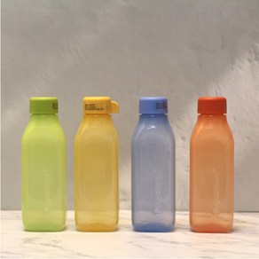 타파웨어 물병 사각 헬스물통 피크닉물통 에코 500ml 4개세트, 4개