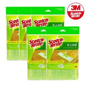 3M 스카치브라이트 퀵스위퍼 막대걸레 극세사 청소포 리필 1매