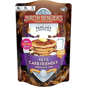 Bich Bendes Keto 초콜릿 칩 팬케이크 & 와플 믹스 283.5g(10온스) 백, 6개, 283g