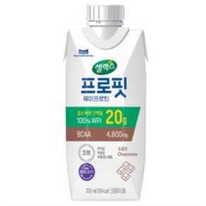 셀렉스 스포츠 웨이프로틴 드링크 초콜릿, 330ml, 12개