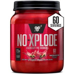 BSN 노익스플로드 2.45lbs (1.11kg) 청사과맛 헬스근육보충제, 수박, 1개, 1.11kg