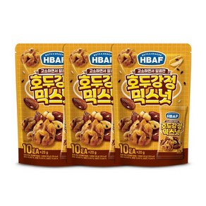 바프 HBAF 호두 강정 믹스넛 200gX3봉, 3개, 200g