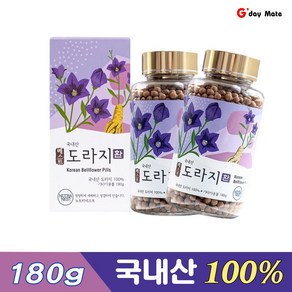 베스트 도라지환 기침 가래 멈추는 국내산100% 환절기 목건강, 2개, 180g