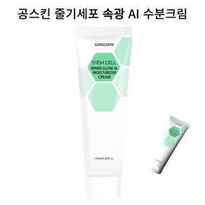 공스킨 줄기세포 속광 AI 수분크림, 3개, 100ml