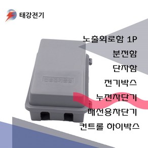 노출함 컨트롤 박스 1회로, 1개