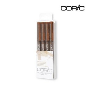 아트박스/아트피스 COPIC 코픽 멀티라이너 4본조 세트 SEPIA