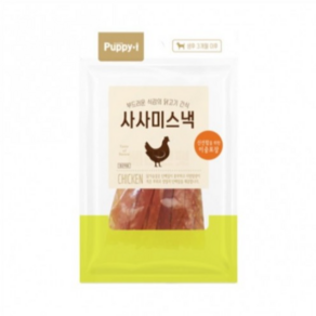 퍼피아이 강아지 사사미 스낵 100g, 닭가슴살, 5개