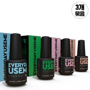 유즈미 바디젤 링크젤 오버레이 손톱연장 단품, 3개, 12g, 스킨+스킨+링크