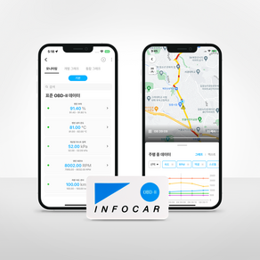 인포카 자동차 스캐너 IO180-IH android iOS동시호환 OBD2 / ELM327 / 자동차 진단기