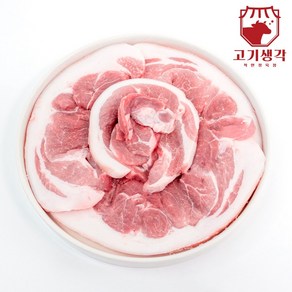 고기생각 국내산 한돈 껍질 있는 돼지 앞다리살 냉장 1kg, 수육용, 1개