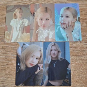 블랙핑크 BLACKPINK THE GAME PHOTOCARD COLLECTION 로제 버전 공식 포토카드 1 - 한장, 아랫줄 오른쪽