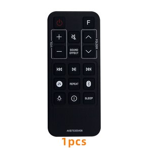 호환 LG 오디오 FJ5 리모컨 AKB75355408 스페어 교체, 1pcs, 1) 1pcs