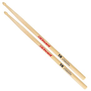 Wincent 5B Hickory 드럼스틱 (W-5B)