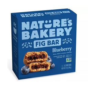 [미국직배송]네이처스 베이커리 피그 바 모음 Natue's Bakey Fig Ba, 블루베리, 1개, 340g