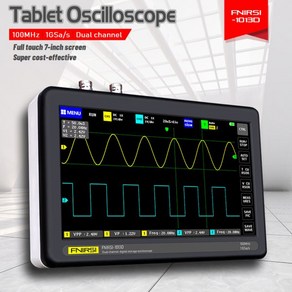 FNIRSI 1013D 디지털 오실로스코프 2 채널 100MHz 1GS, 1개