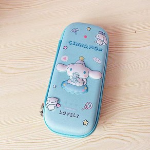 맵시아이 산리오 러블리 3D 캐릭터 대용량 학생 필통, 1개, 시나모롤