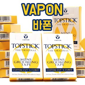 VAPON 탑스틱 가발테이프 일자형(1.3cm 2.5cm) 2종 [W3020], 1개, 좁은일자형(1.3cm)