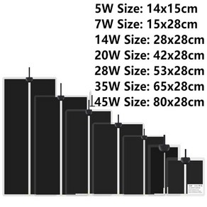 5-45W 식물 난방 패드 방수 파충류 히터 매트 온도 조절 컨트롤러 실내 정원 묘목