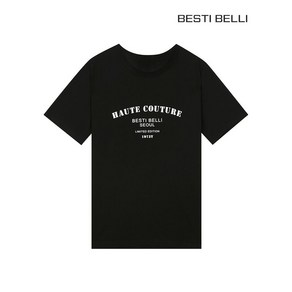 베스띠벨리 리미티드에디션 라운드 티셔츠 블랙 BGIBF9830